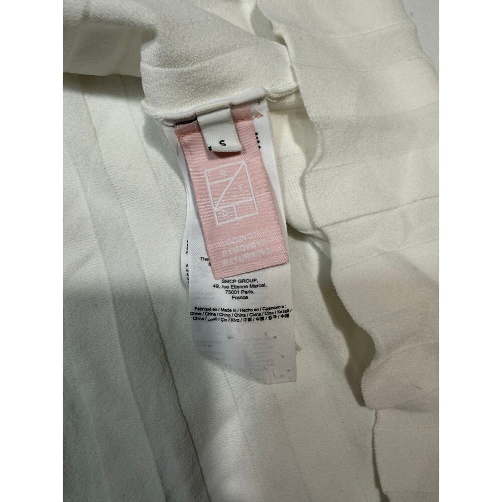 Claudie Pierlot Mimosa knit pleated Maxi Dress Size Small - Picture 5 of 10